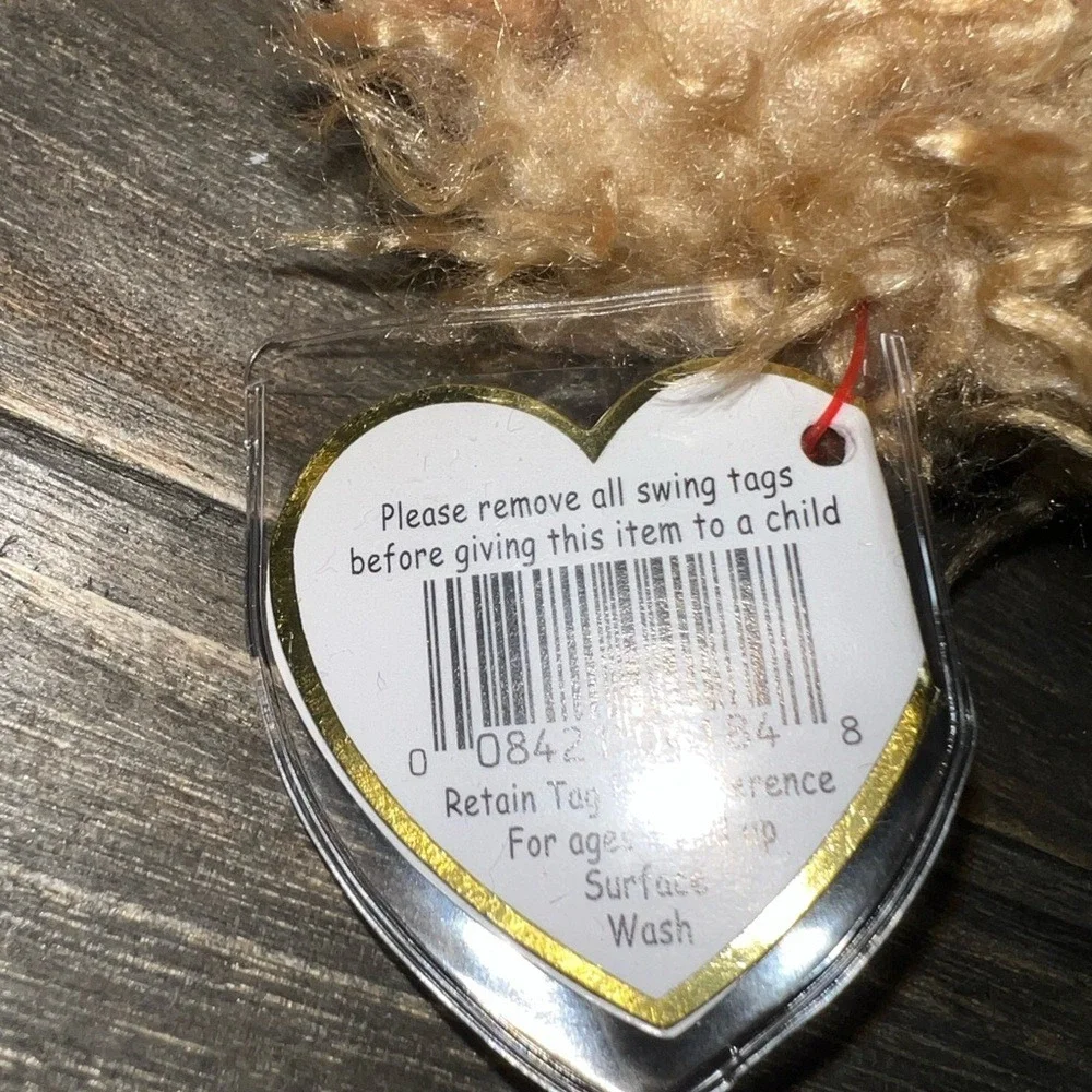 Ty Beanie Baby Spunky the Cocker Spaniel‎ w/ tag errors